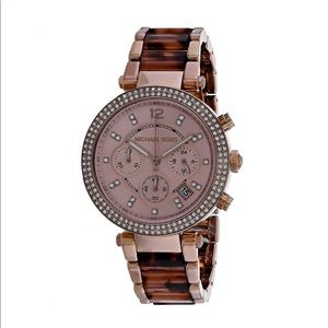 Micheal Kors Rose Gold Parker Watch
